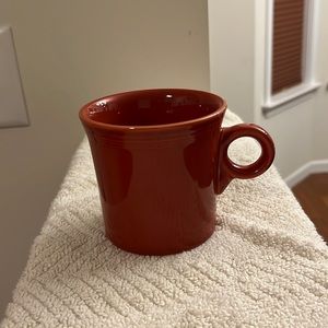 Fiesta Scarlet Mug Ring Handle USA Made Dishwasher Microwave Safe 10.25 oz EUC